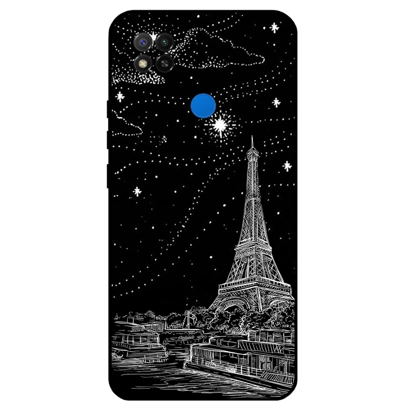 کاور مگافون طرح ایفل مدل 8107 مناسب برای گوشی موبایل شیائومی Redmi 9C / 9C NFC