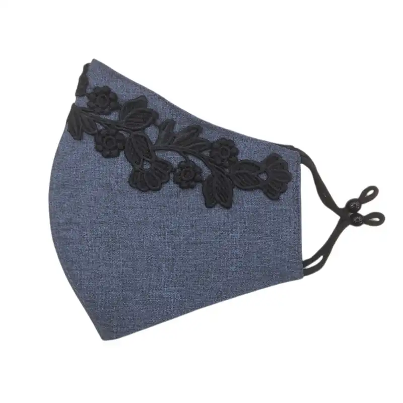 ماسک پارچهای مدل آلاله کد 001