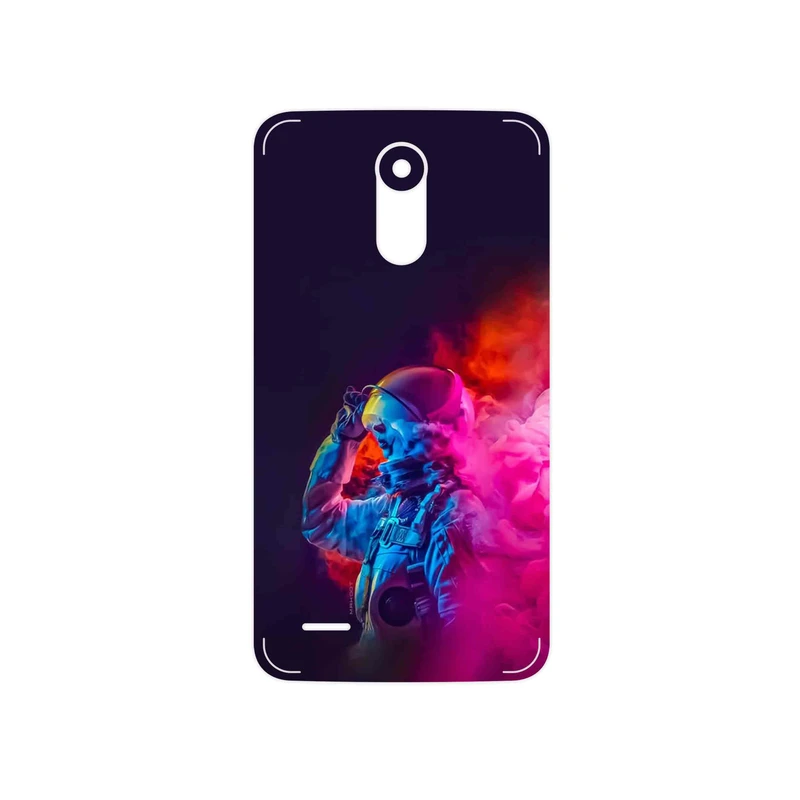 برچسب پوششی ماهوت مدل Smoke Rainbow Digital Art 1 مناسب برای گوشی موبایل ال جی Stylus 3