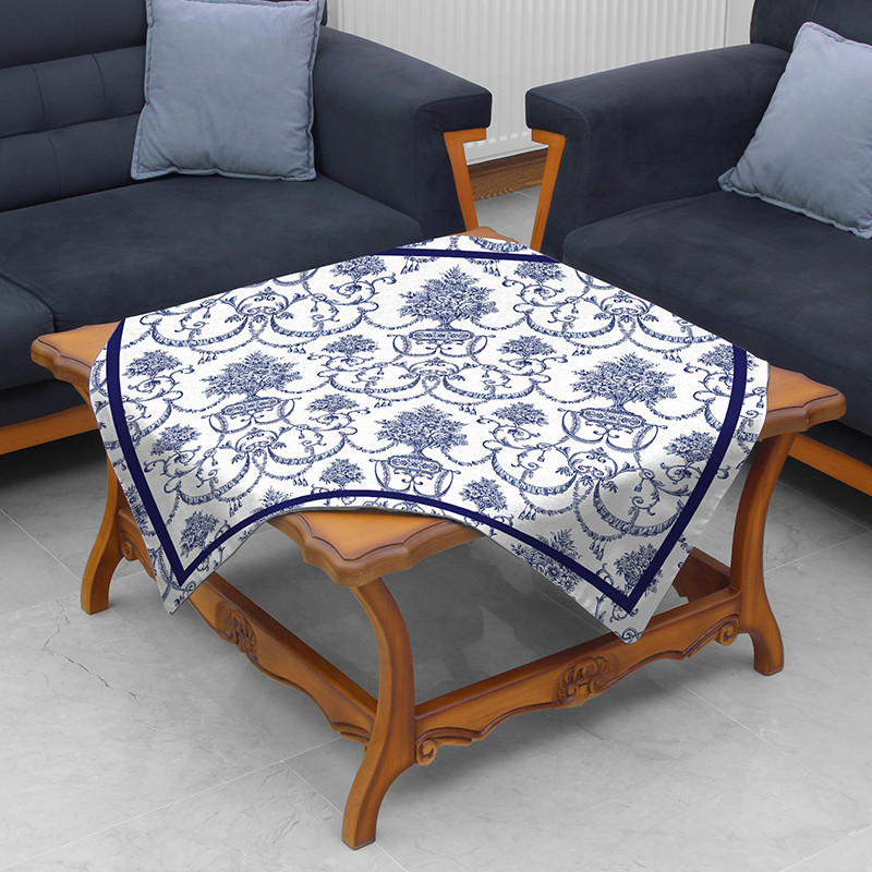 رومیزی مدل مخمل  کد M0124 بسته 4 عددی