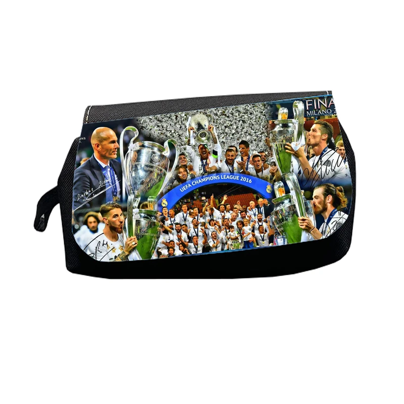 جامدادی طرح باشگاه فوتبال رئال مادرید اسپانیا لالیگا رونالدو زیدان بیل مدل M2359