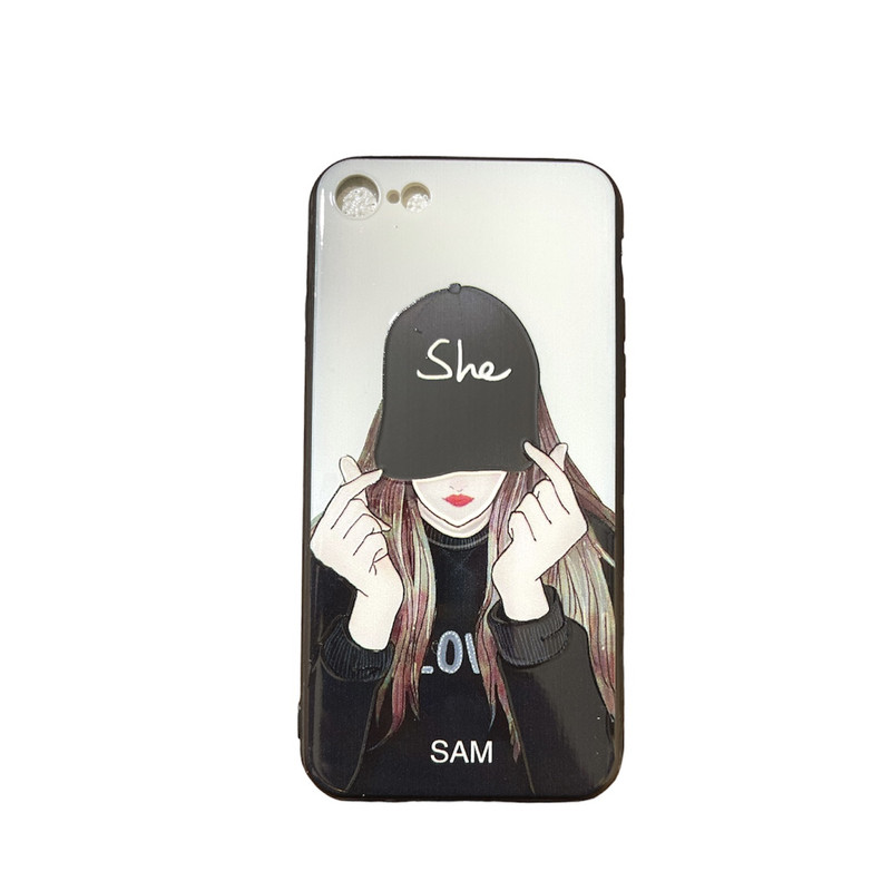 كاور طرح دخترانه كد 13 مناسب براي گوشي موبايل اپل iphone 8