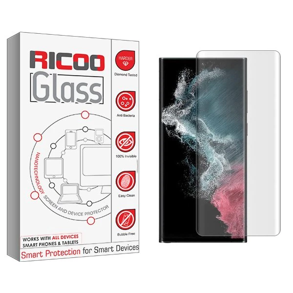 محافظ صفحه نمایش ریکو مدل RiC2 UV مناسب برای گوشی موبایل سامسونگ Galaxy S22 Ultra