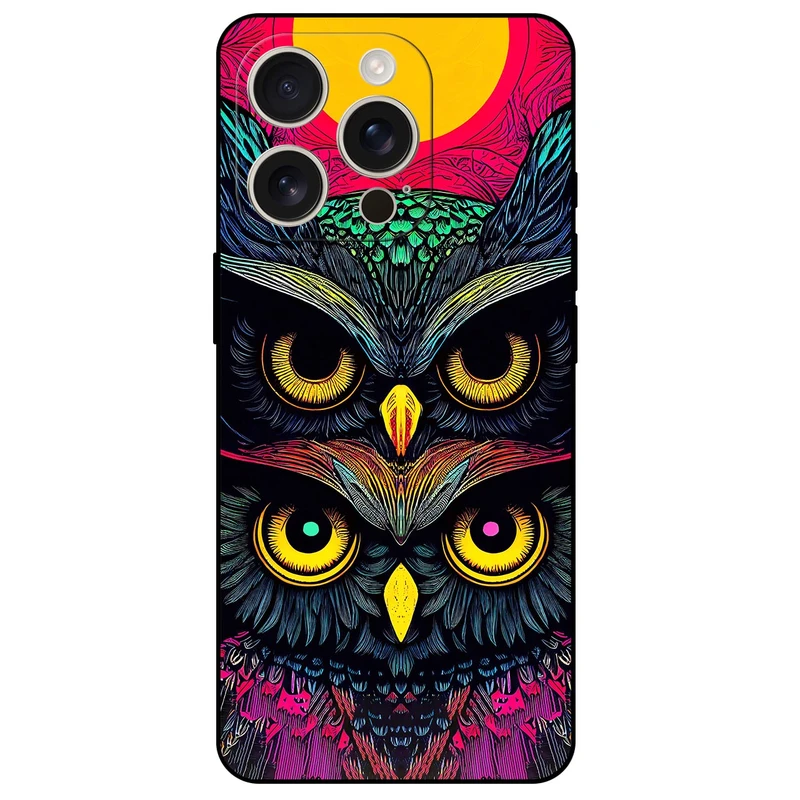 کاور مگافون طرح جغد مدل 1904 مناسب برای گوشی موبایل اپل iPhone 16 Pro 