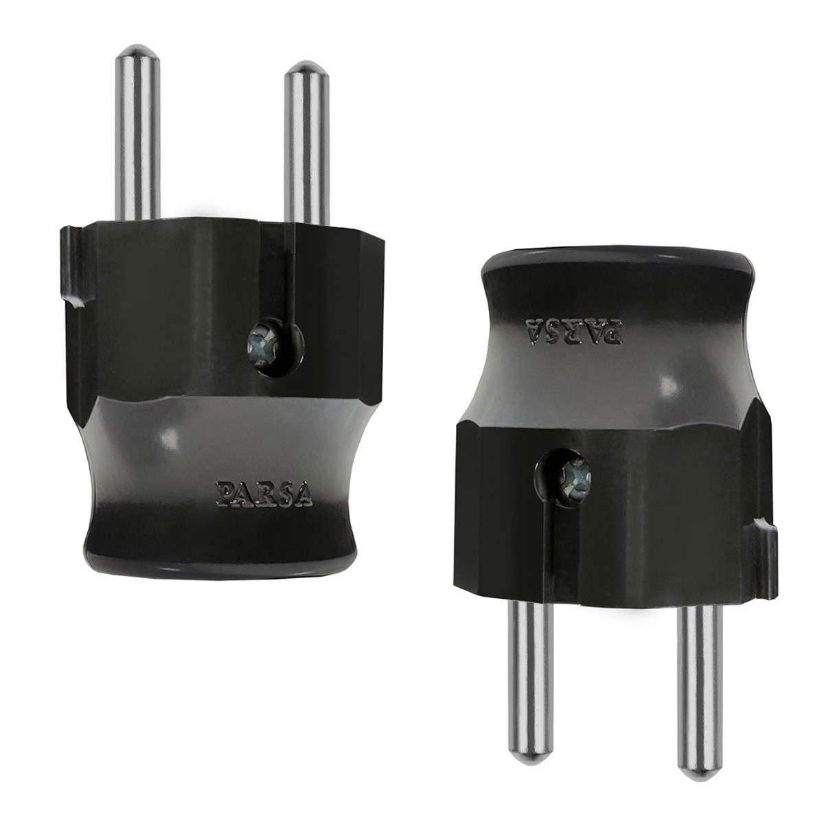 دوشاخه برق پارس مدل Round-AB بسته 2 عددی