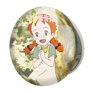 آینه جیبی خندالو طرح آن شرلی مدل تاشو کد 10544 