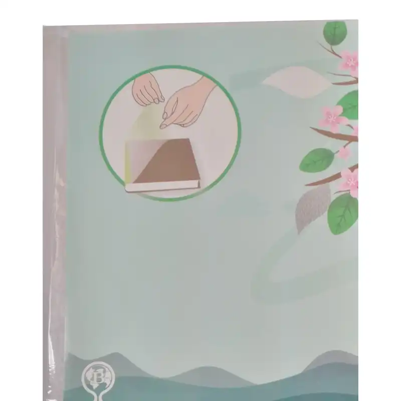 جلد کتاب چسبی تاپ رول کد 01 بسته 10 عددی