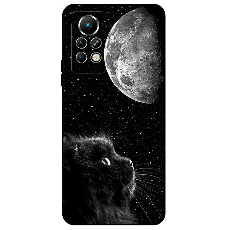 کاور مگافون طرح گربه مدل 1882 مناسب برای گوشی موبایل اینفینیکس Note 11 Pro