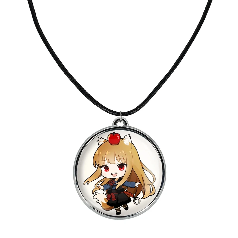 گردنبند خندالو مدل هولو انیمه ادویه و گرگ کد 3612936130