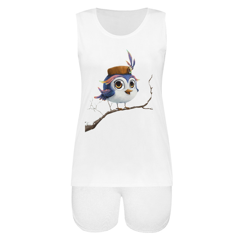 ست تاپ و شلوارک زنانه مدل TASH01-37