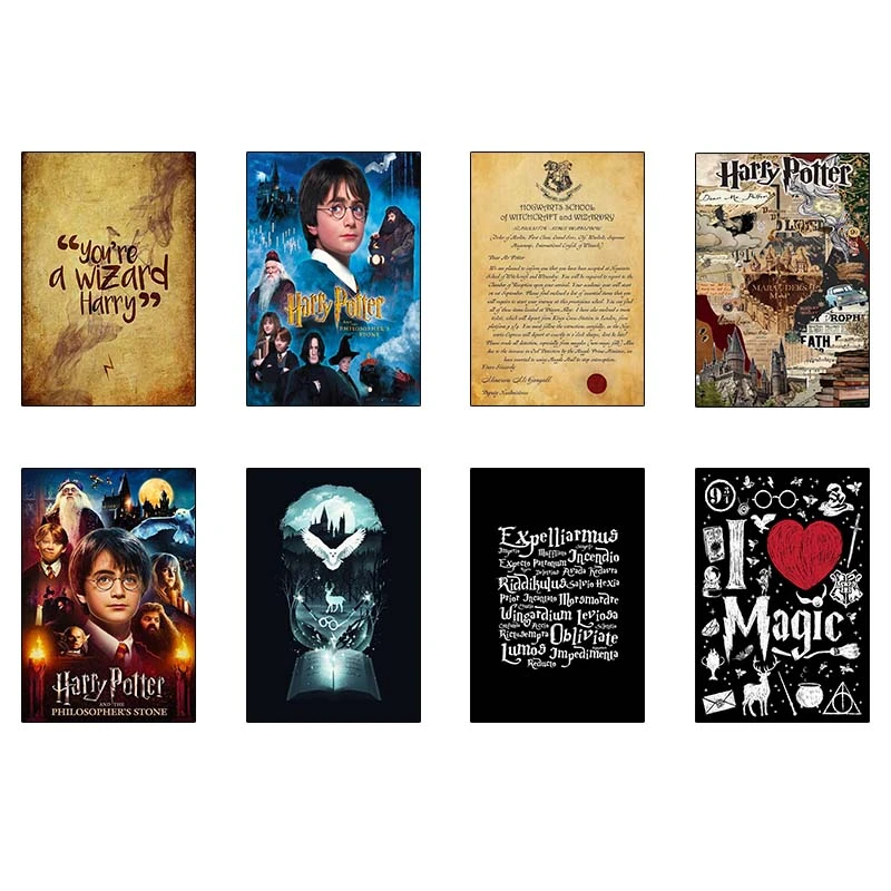 پوستر کارنيکا طرح هری پاتر Harry Potter کد 42801 مجموعه 8 عددی