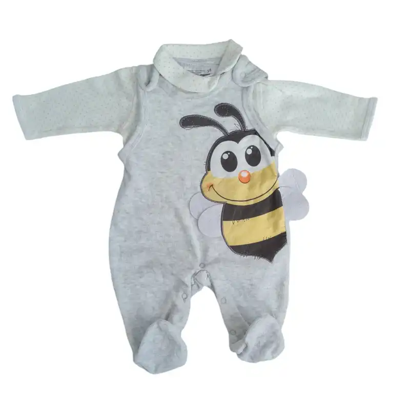 ست تیشرت و سرهمی نوزادی مدل زنبور