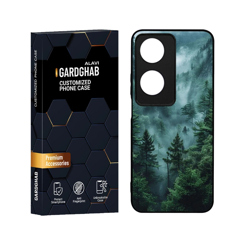 کاور گارد قاب علوی مدل دور ژله ای منظره و طبیعت مناسب برای گوشی موبایل آنر X7B 4G