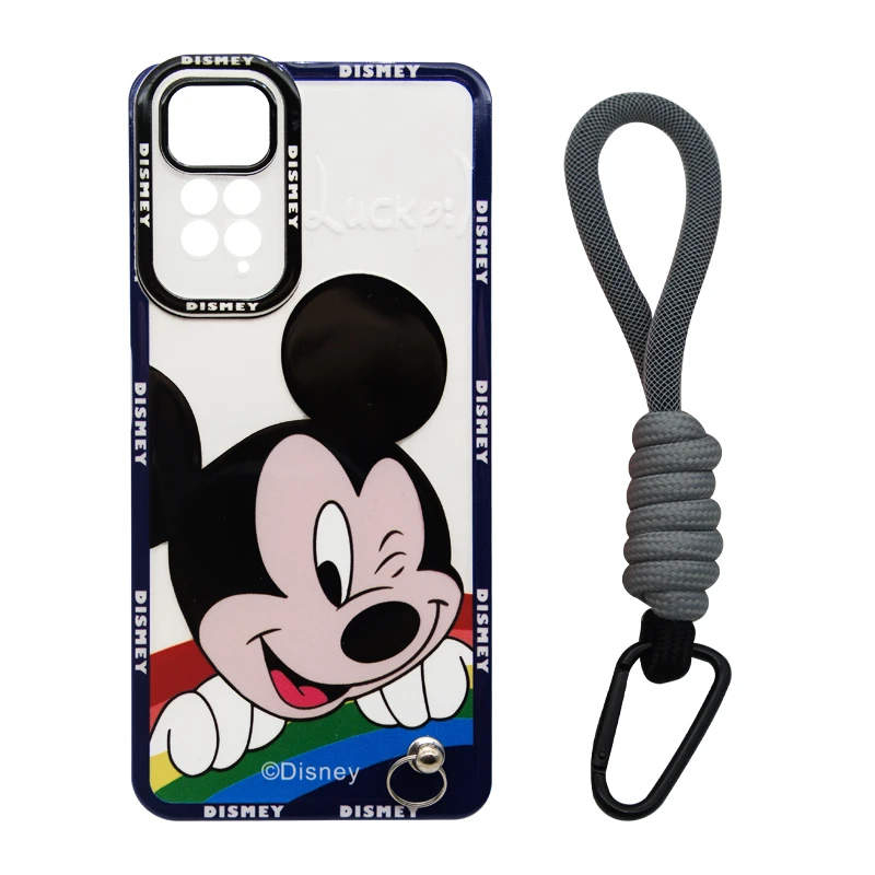 کاور مدل Mickey Mouse مناسب برای گوشی موبایل شیائومی Redmi Note 11 4G / Note 11s به همراه بند آویز