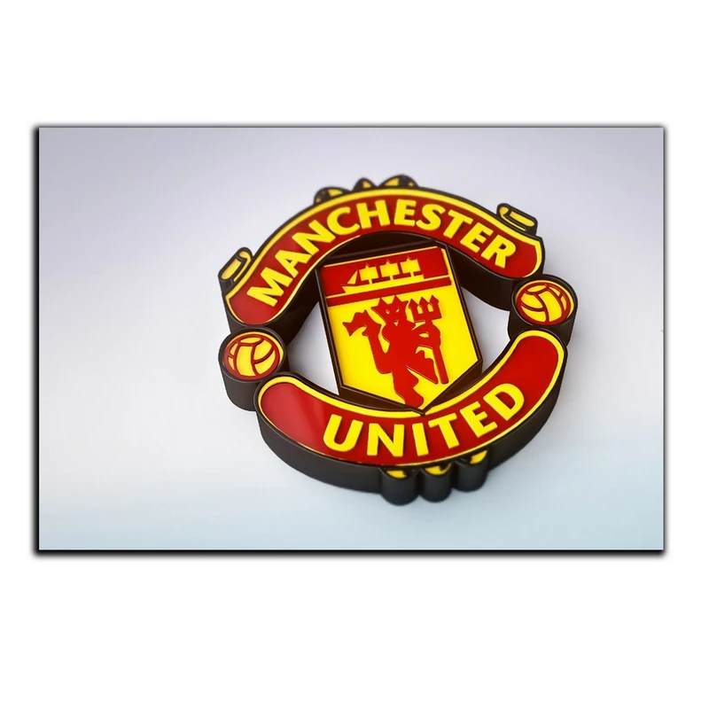 تابلو شاسی بکلیت طرح فوتبال لوگو تیم منچستر یونایتد مدل SH-S4729