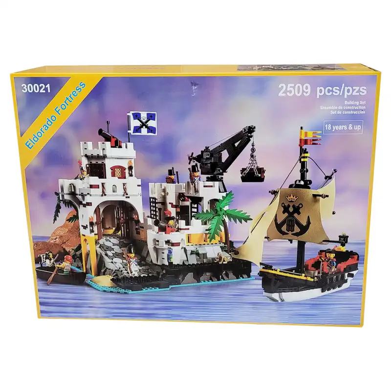 ساختنی مدل قلعه و کشتی دزدان دریایی کد 30021