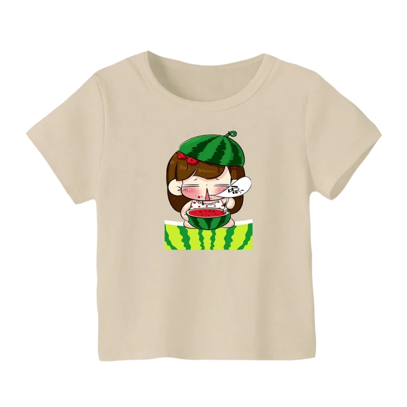 تی شرت آستین کوتاه بچگانه مدل دخترک یلدایی کد 7