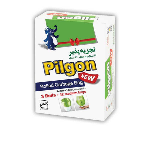 کیسه زباله پیلگون مدل GM1 بسته 42 عددی