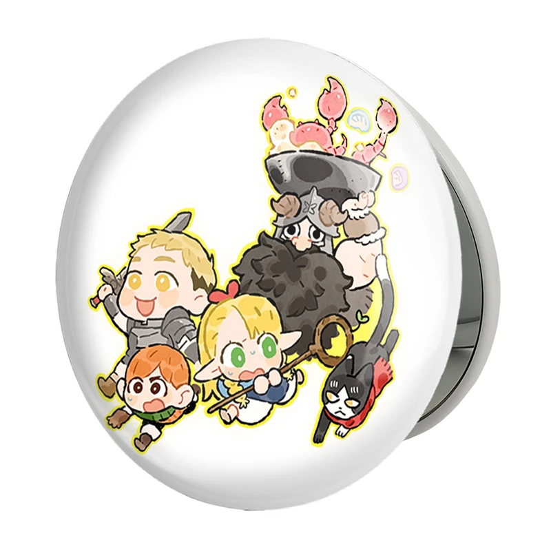 آینه جیبی خندالو طرح انیمه خوشمزه در سیاه چال مدل تاشو کد 35890