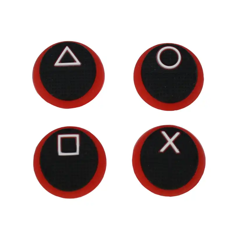 محافظ دسته پلی استیشن 4 مدل LOGO dangerous trust به همراه روکش آنالوگ مجموعه دو عددی