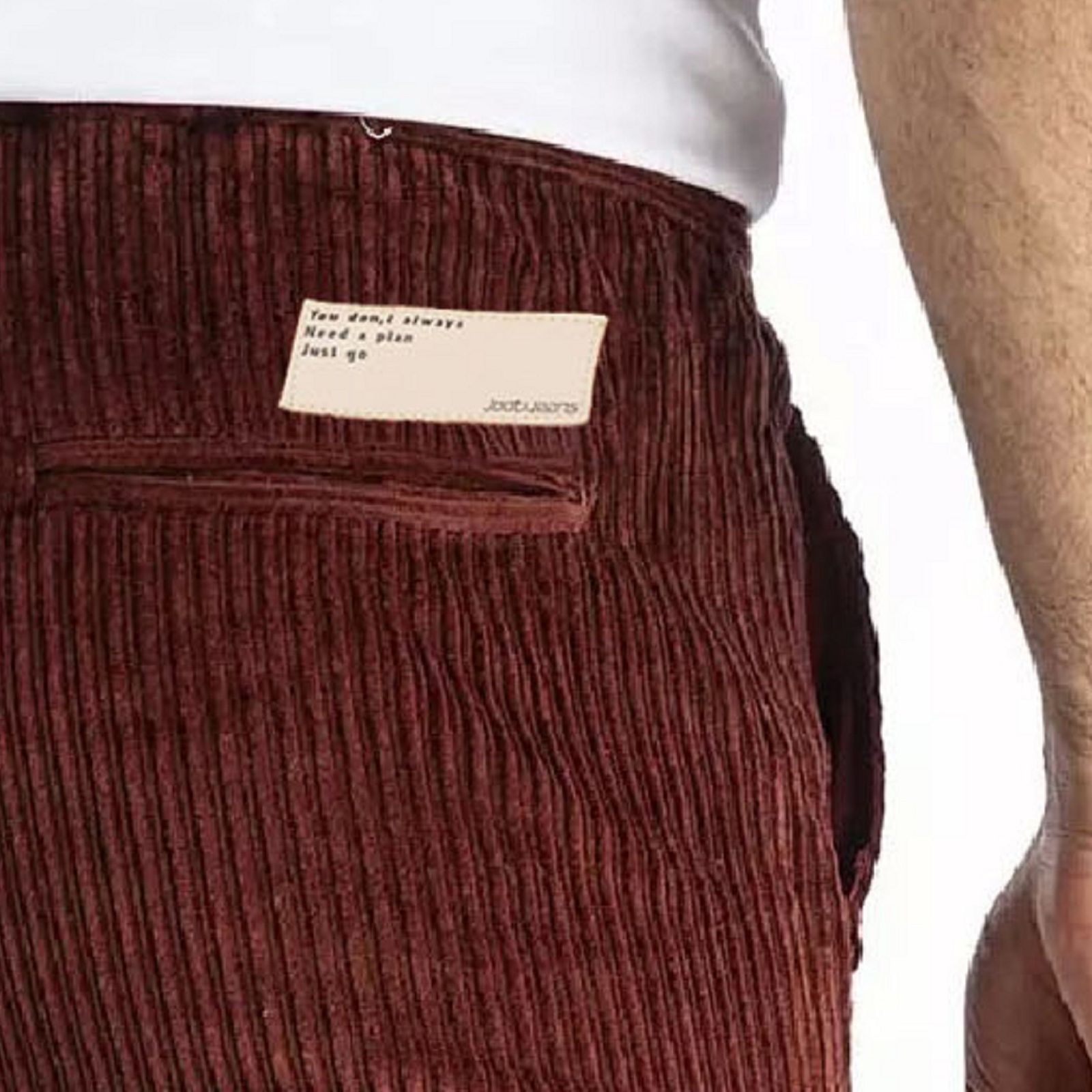 شلوار مردانه جوتی جینز مدل اسلش کبریتی کد 122165 رنگ قرمز -  - 5