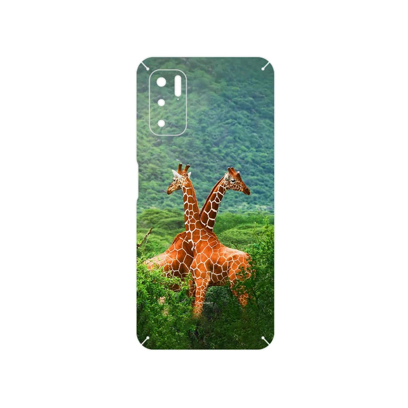 برچسب پوششی ماهوت مدل Giraffe مناسب برای گوشی موبایل شیائومی Redmi Note 10 5G
