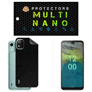 Multi Nano X-SFG Screen Protector For Nokia C12 Plus with back skin