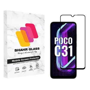 Shahr Glass FUL Screen Protector Glass For Xiaomi Poco C31