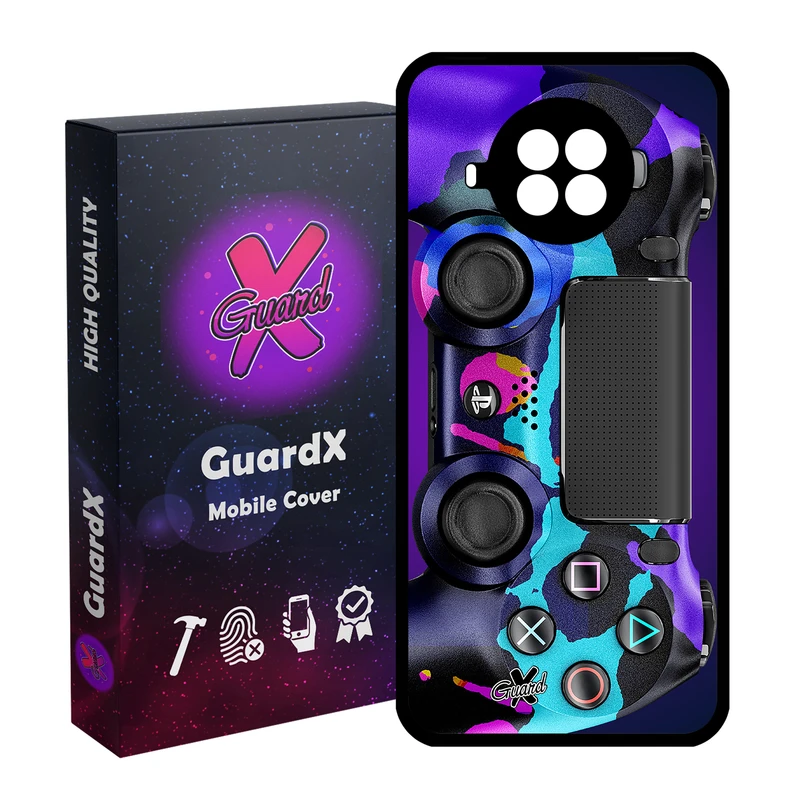 کاور گارد ایکس طرح PS4 Controller مدل Glass10089 مناسب برای گوشی موبایل شیائومی Mi 10T Lite / Mi 10I / Redmi Note 9 Pro 5G