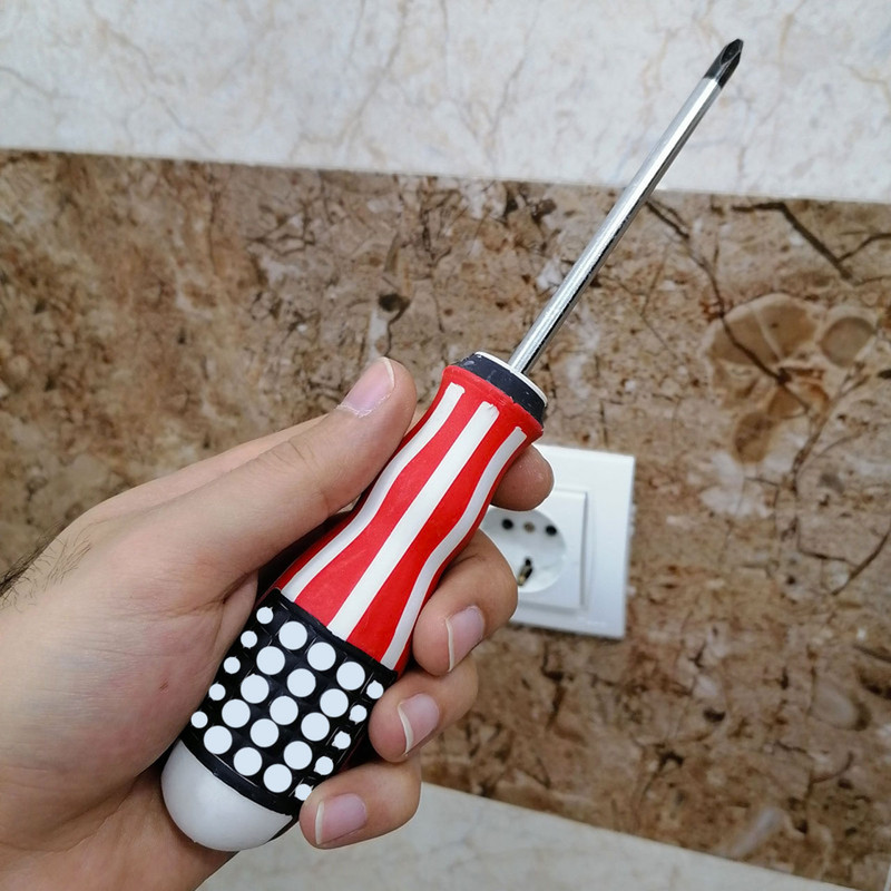 پیچ گوشتی مدل اچ اس مدل SCREWDRIVER بسته 6 عددی