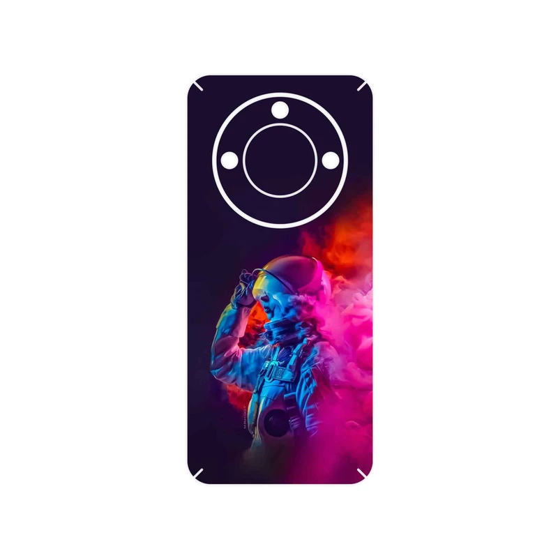 برچسب پوششی ماهوت مدل Smoke Rainbow Digital Art 1 مناسب برای گوشی موبایل آنر X9c Smart