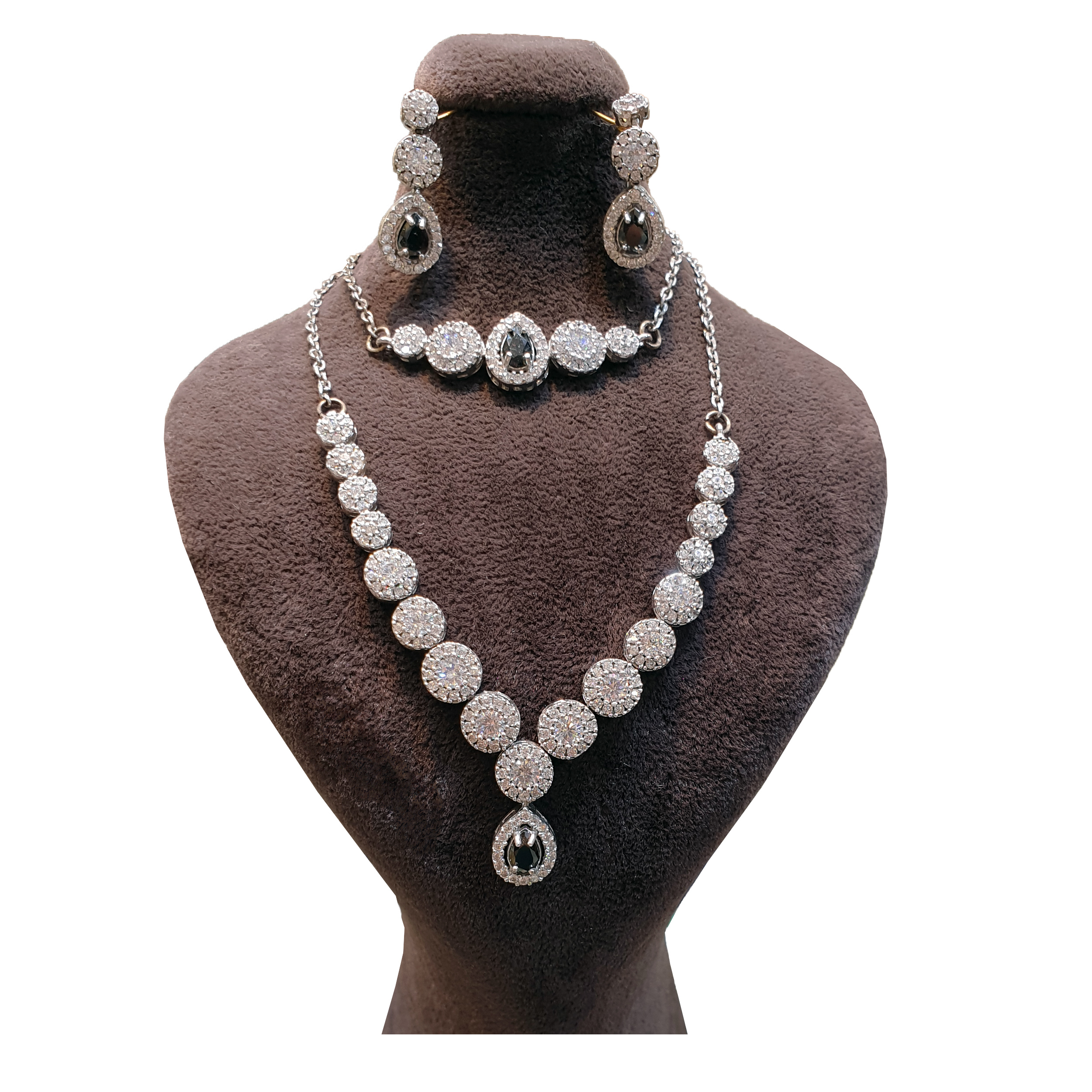 نیم ست نقره زنانه مدل 430