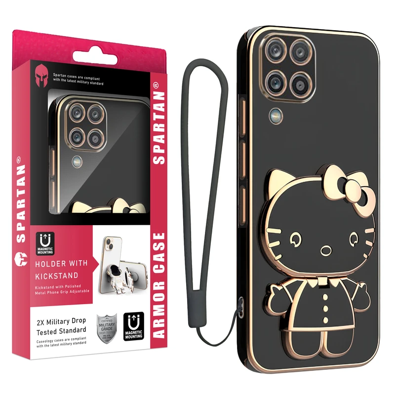 کاور اسپارتان مدل Kitty Strap مناسب برای گوشی موبایل سامسونگ Galaxy A12