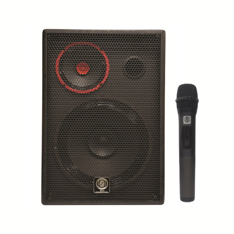 اكو همراه زیکو مدل 6+12 اینچ PBUR 12500 به همراه میکروفن بیسیم