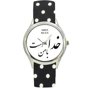 ساعت مچی عقربه ای زنانه مدل بند پارچه ای کد 4404