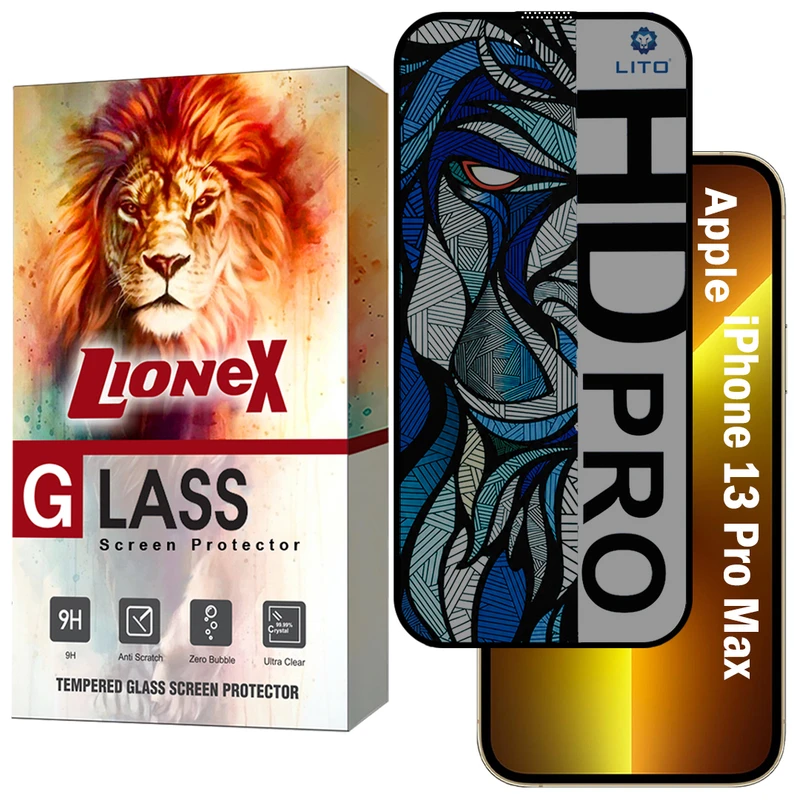 محافظ صفحه نمایش لایونکس مدل LITOPRVL مناسب برای گوشی موبایل اپل iPhone 13 Pro Max