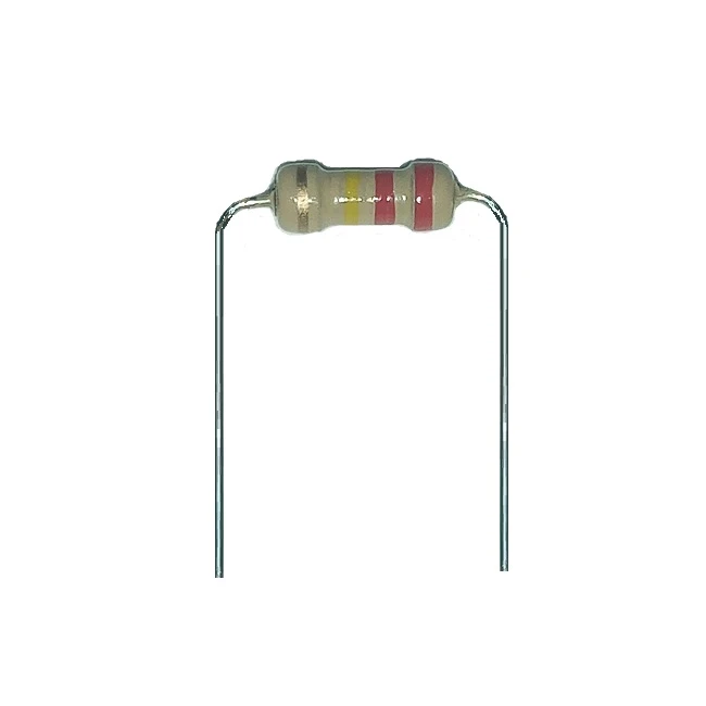 مقاومت 220 کیلو اهم مدل 1/4W-5% بسته 100 عددی