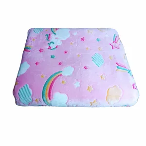 پتو مسافرتی مدل  شب نمای یونیکورن سایز 220x240 سانتی متر