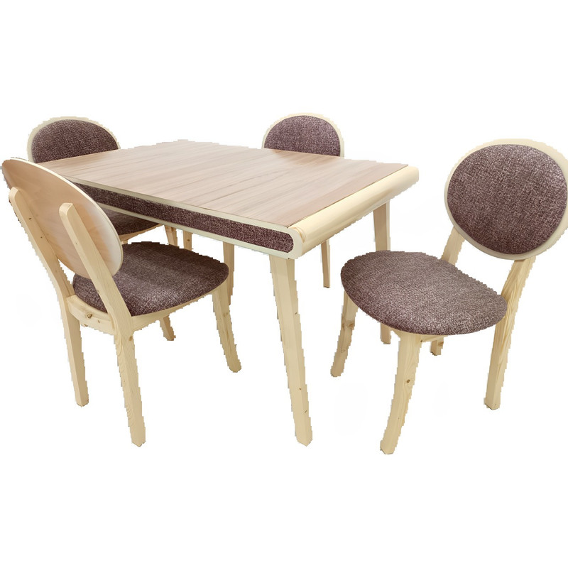 میز و صندلی ناهارخوری 4 نفره مدل lili04