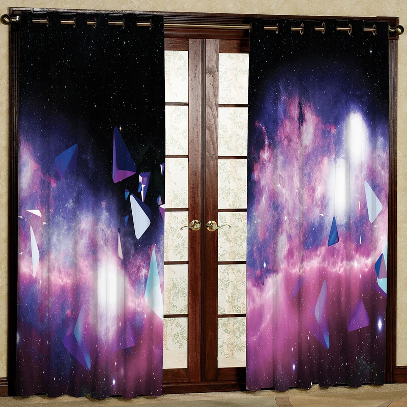 پرده مدل انعکاس نور مخمل پانچی کد 2473 سایز 200x140 سانتی متر