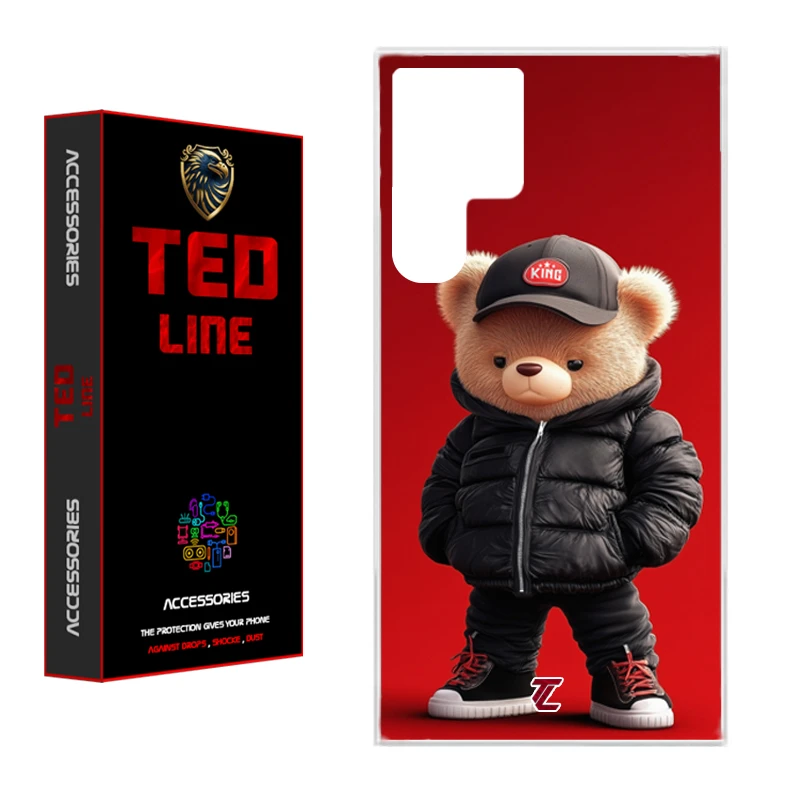 کاور تد لاین طرح تدی کد 1113 مناسب برای گوشی موبایل سامسونگ Galaxy S22 Ultra