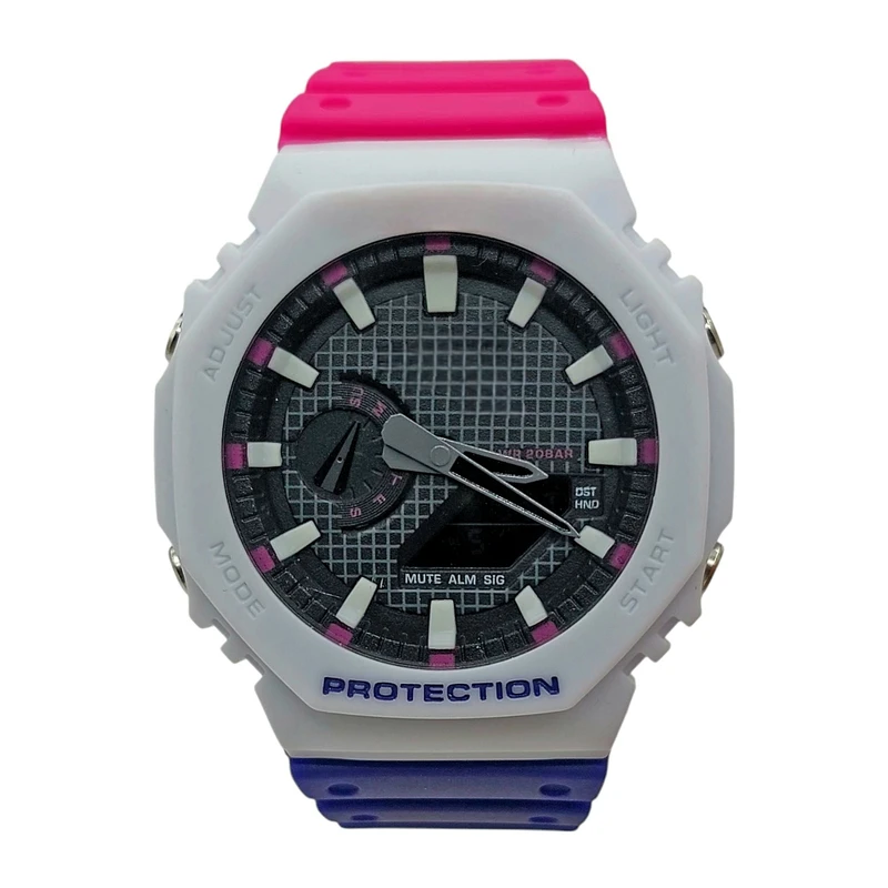 ساعت مچی عقربه ای مدل دو زمانه کرنومتردار کد GM2100