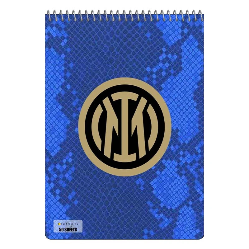 دفتر نقاشی 50 برگ سیمی کارنیکا طرح اینتر میلان Inter Milan کد 16912
