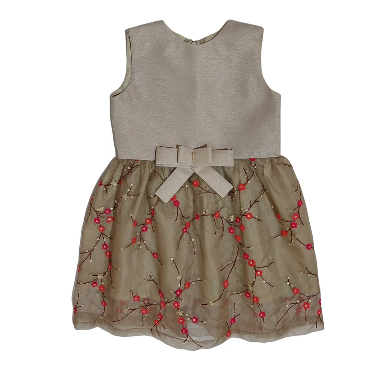 پیراهن دخترانه مدل تور سوزن دوزی