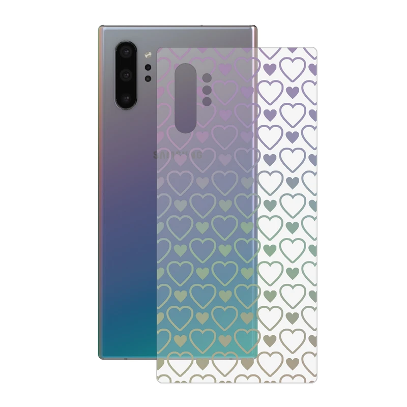 برچسب پوششی ریمکس مدل Clea طرح قلب مناسب برای گوشی موبایل سامسونگ Galaxy Note 10 Plus