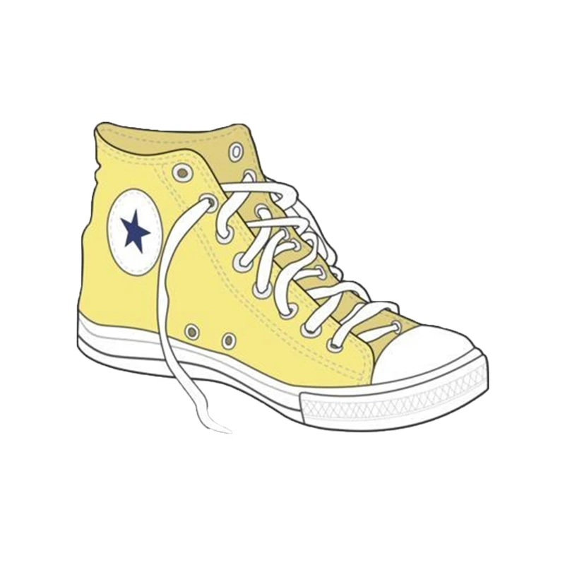 استیکر لپ تاپ طرح کفش کد 2571   