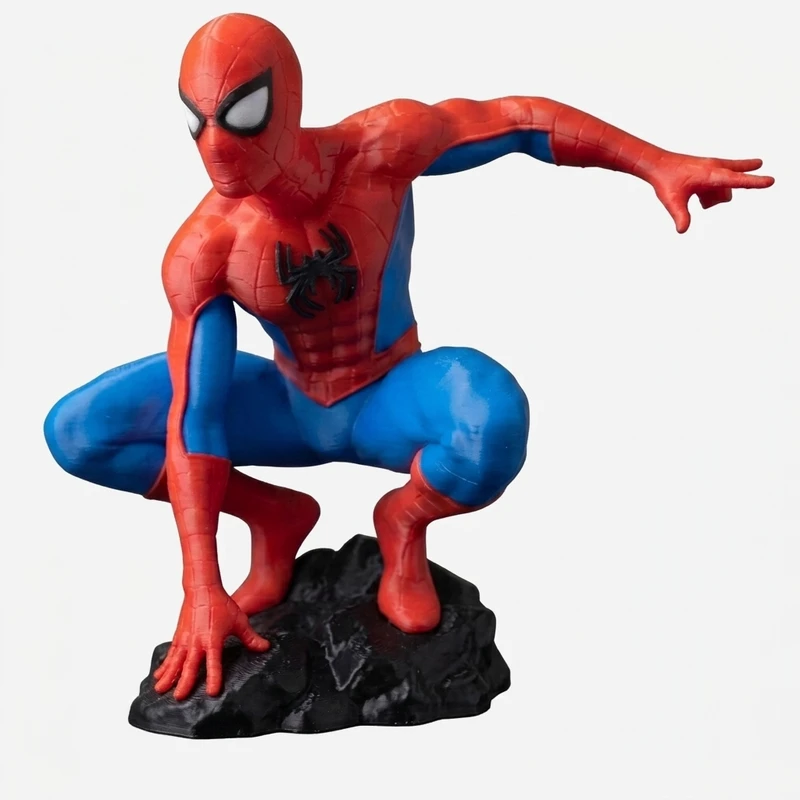 فیگور طرح شخصیت مرد عنکبوتی مدل hero pose ارتفاع ۱۵ سانتی متر