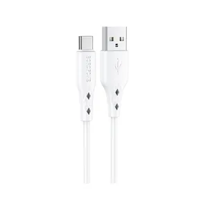 کابل تبدیل USB به USB-C بروفون مدل BX48 طول 1 متر