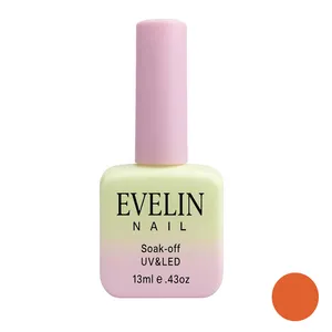 لاک ژل براق ناخن اولاین مدل 13M شماره 33 رنگ نارنجی