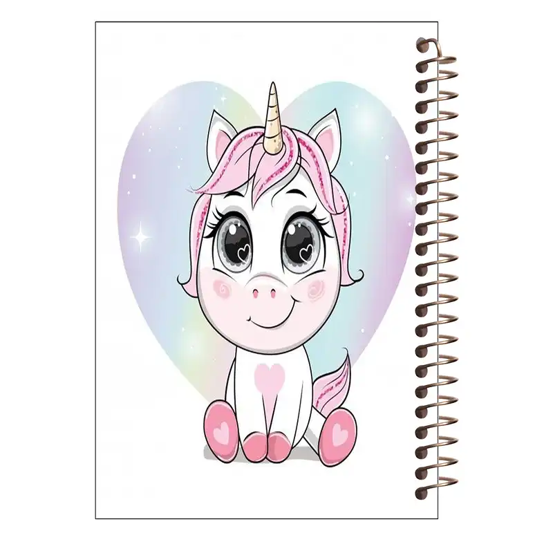 دفتر 80 برگ طرح یونیکورن کد J130